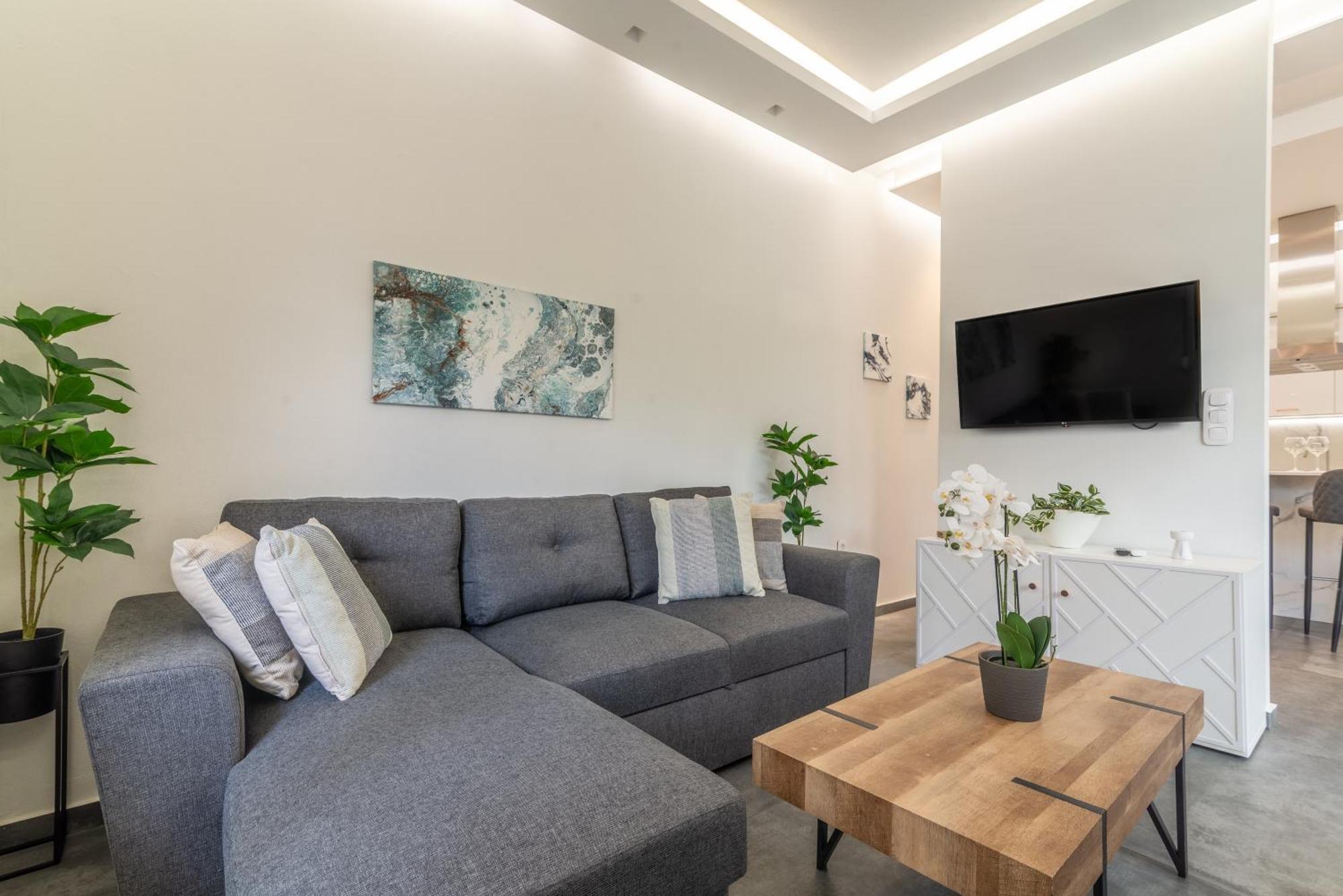 Misty Grey Apartment Near City Centre Heraklion  Bagian luar foto